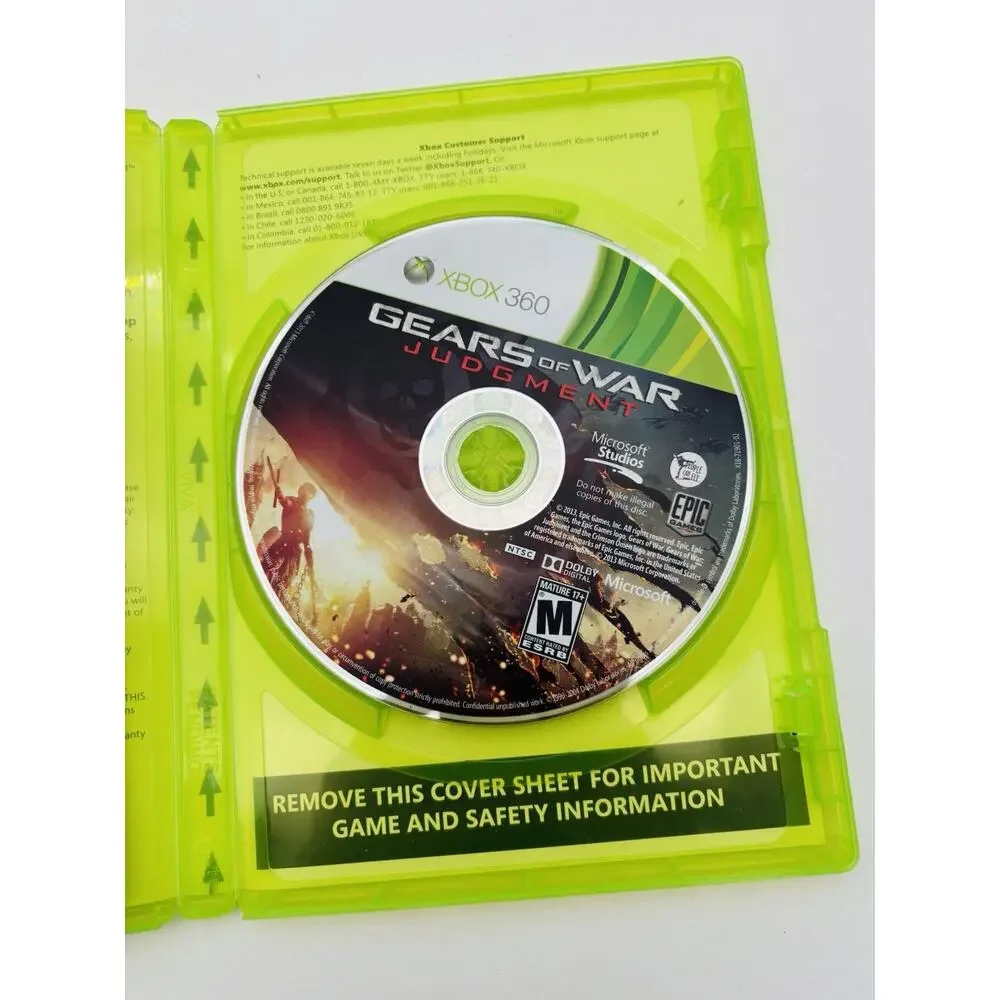 Gears of War: Judgement - Xbox 360 CIB Tested. Working. VG Condition